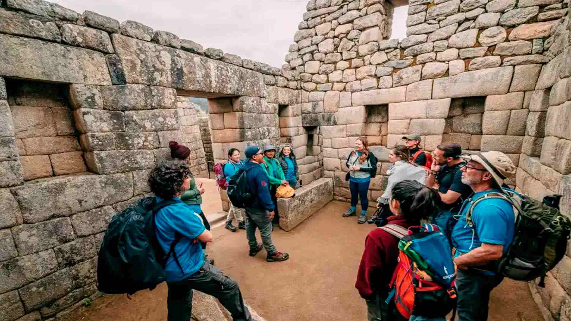 Salkantay Trekking Group guides and travelers in Cusco Peru
