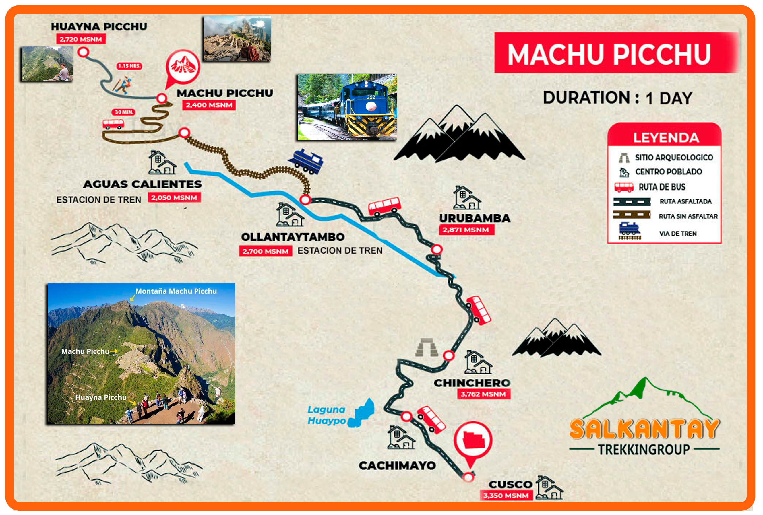 Tours Machu Picchu by train Full Day - Salkantay Trekking Group