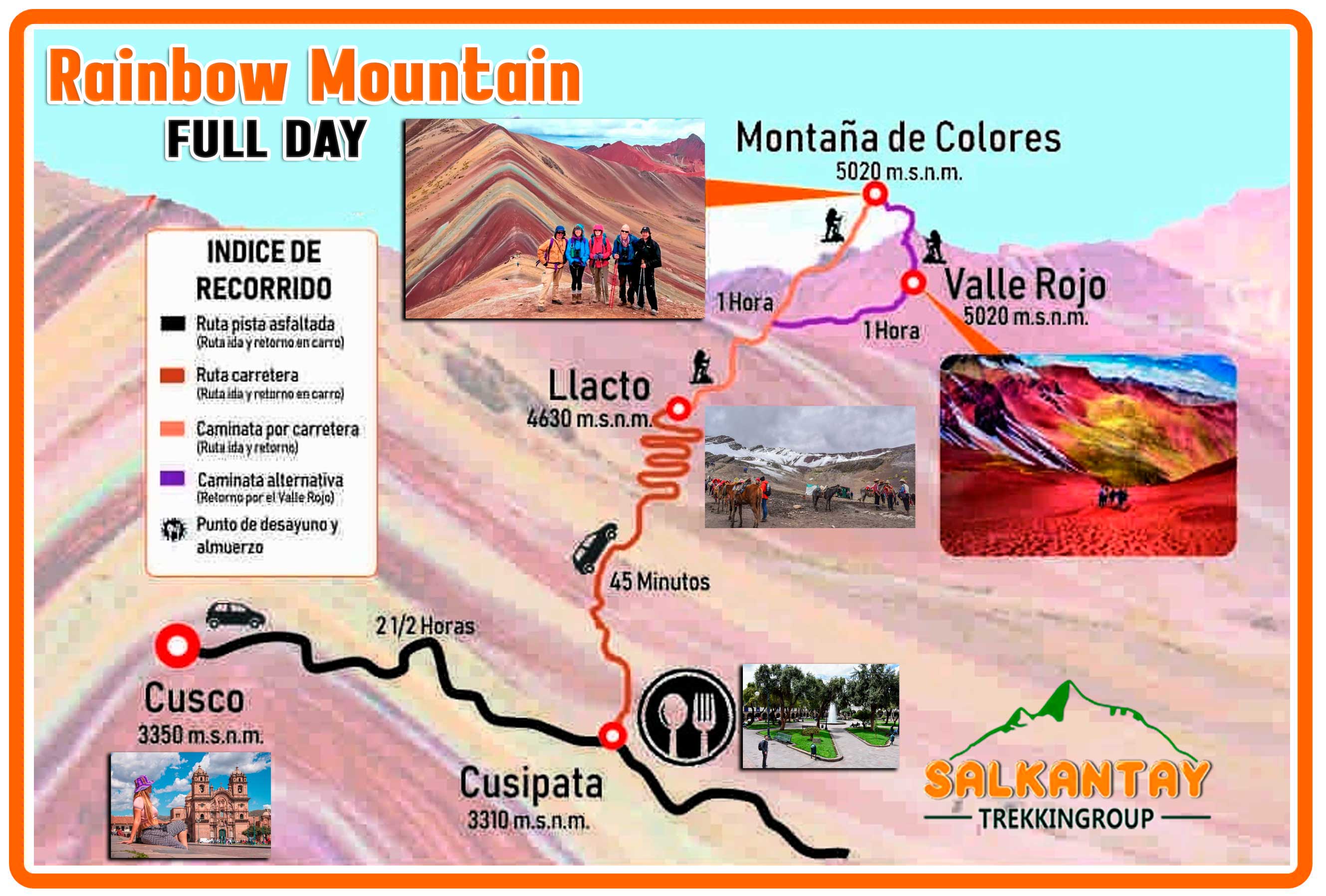 classic Rainbow mountain (Group Service Full Day) - Salkantay Trekking Group
