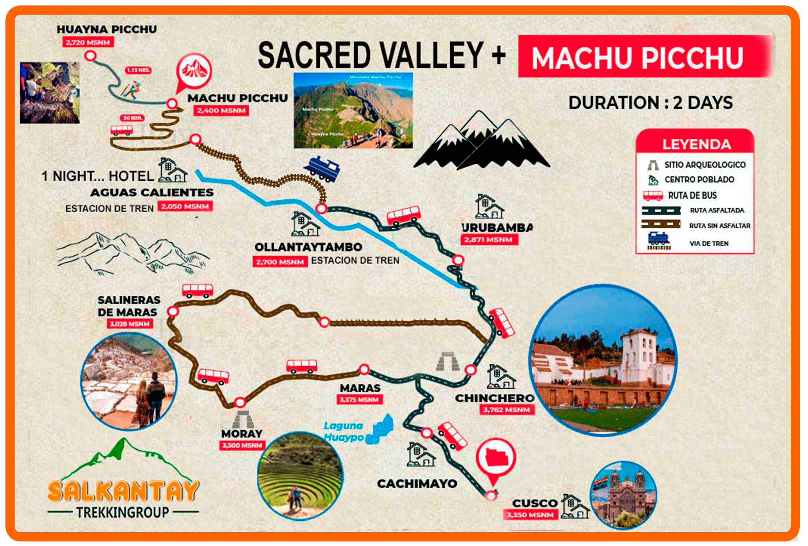 Tours Sacred Valley and Machu picchu - Salkantay Trekking Group
